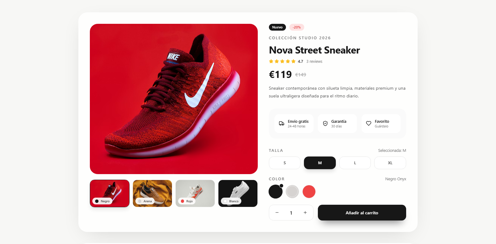 E-commerce Product Page