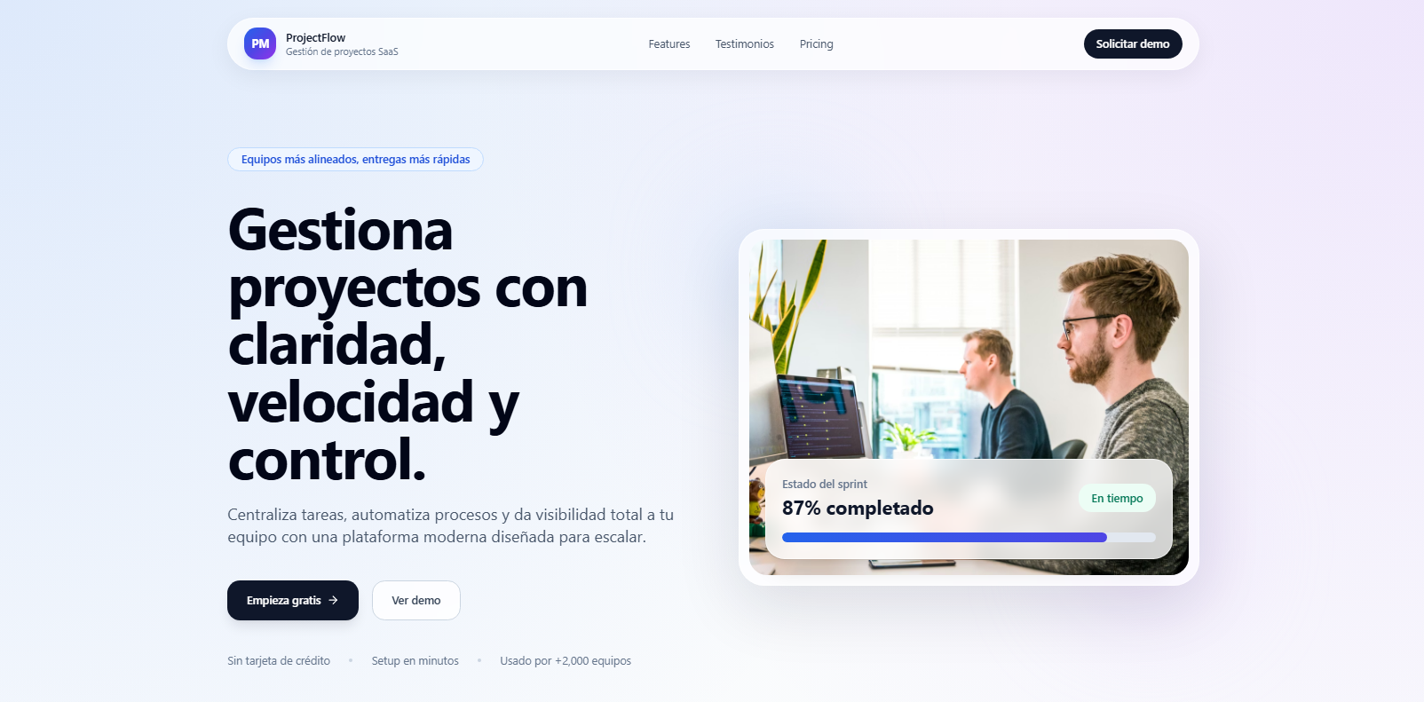 Landing Page SaaS